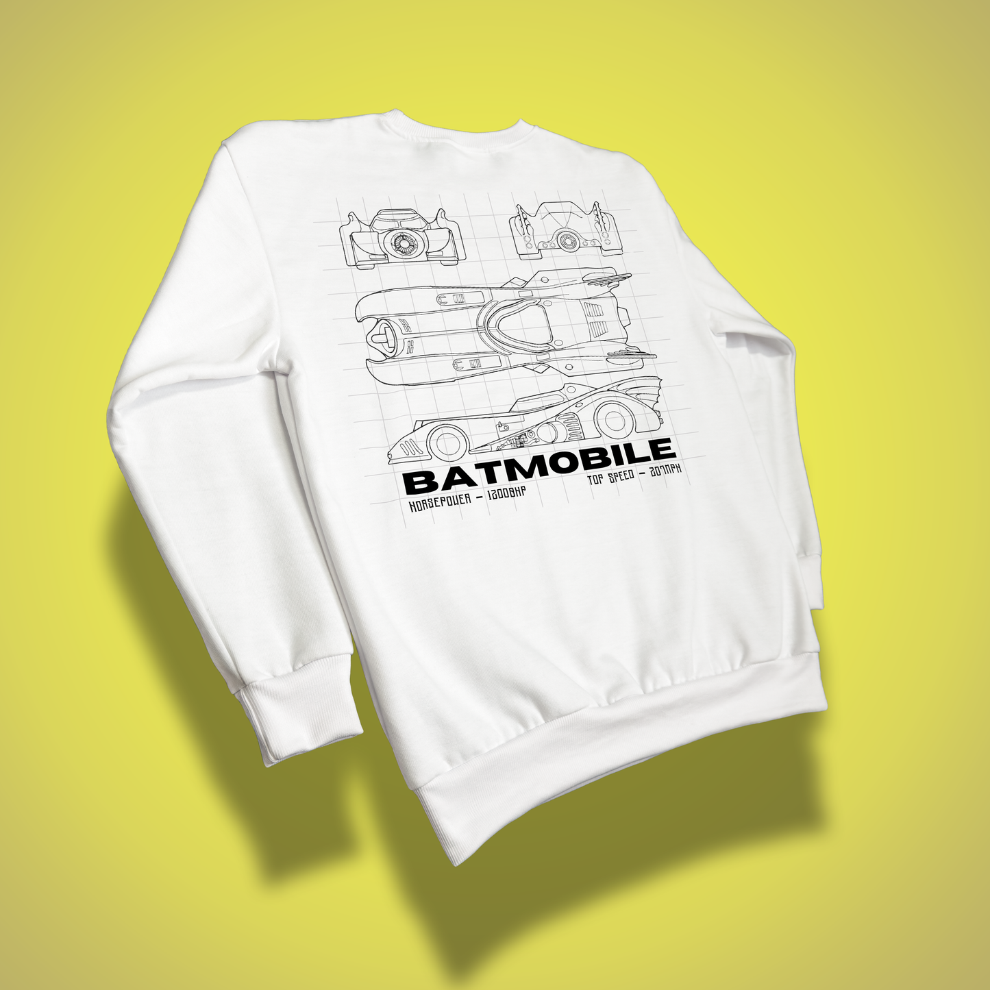 BATMOBILE Relaxed Fit Sweatshirt