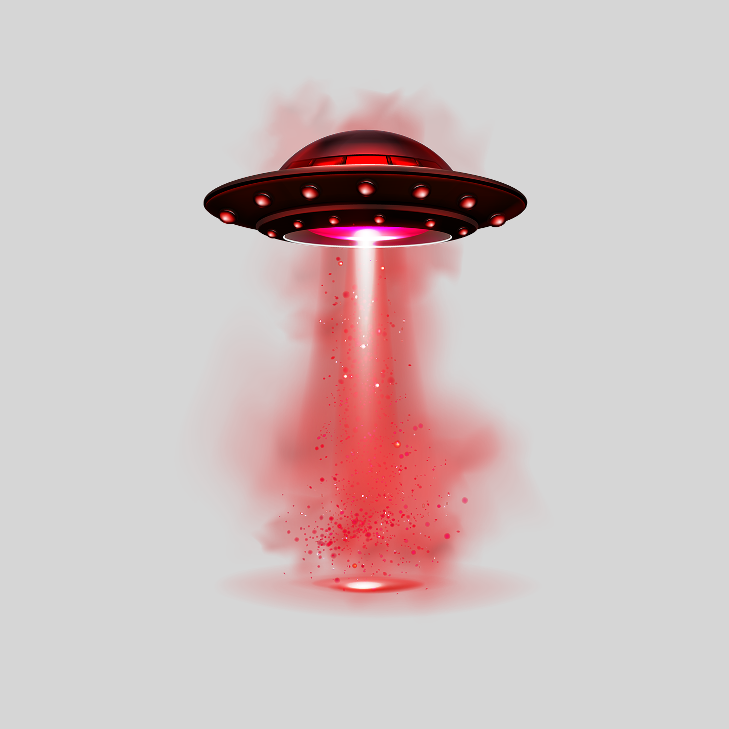 UFO ABDUCTION Relaxed Fit Sweatshirt