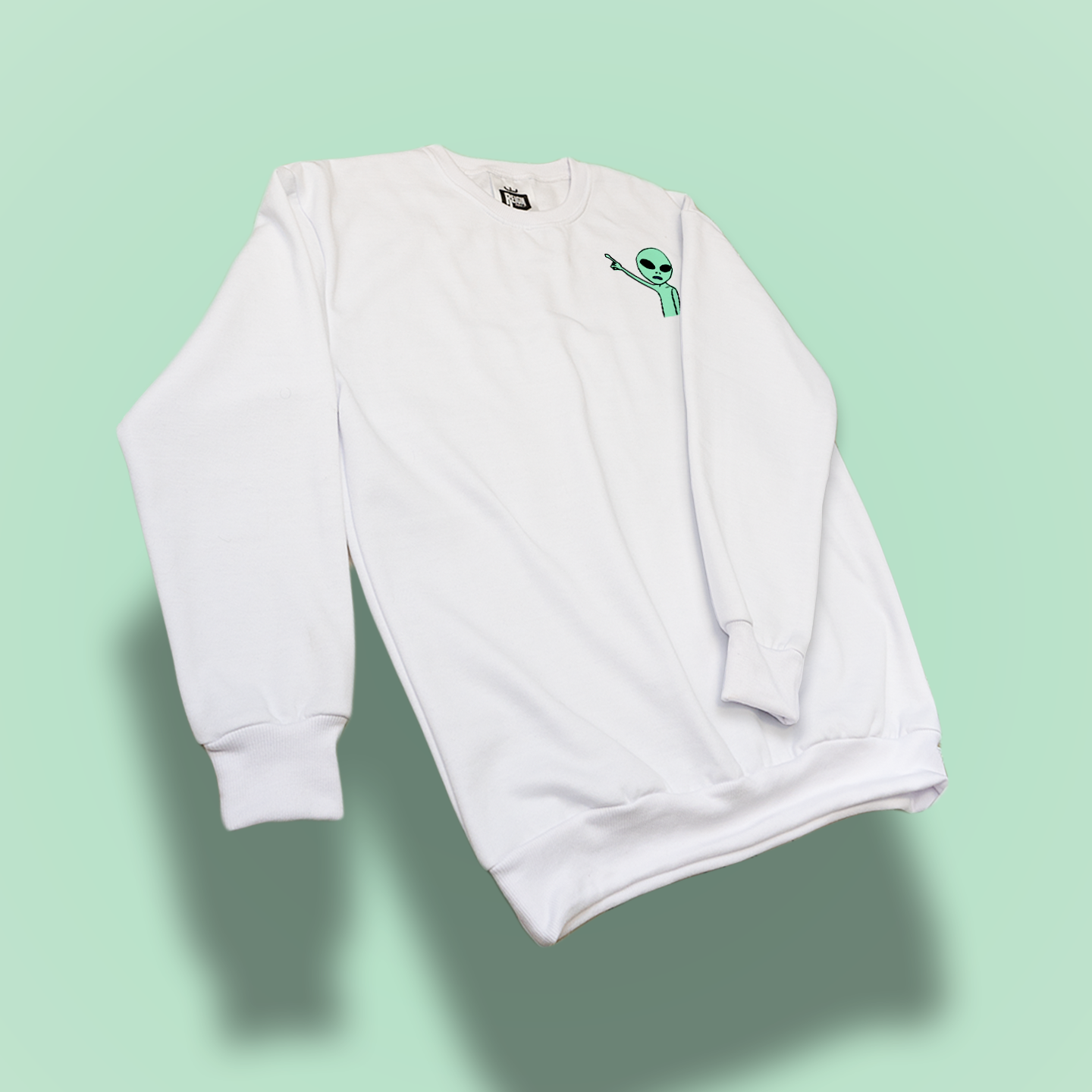 CUTE ALIEN Relaxed Fit Sweatshirt